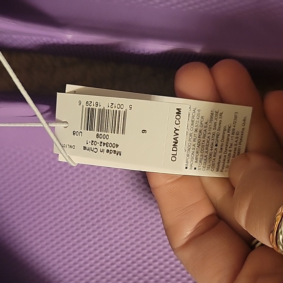 Old Navy Purple Slides - Picture 3 of 4